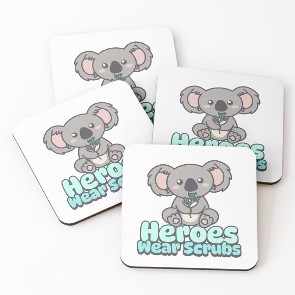 Item preview, Heroes Wear Scrubs t-shirt, Mug, Hat, Pin, magnet,Tote Bag, Clock, Phone case, Mouse Pad designed and sold by HannZech.