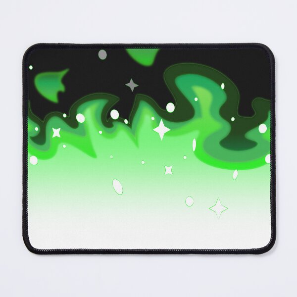 Item preview, Mystical Green Fire and Stars Pattern designed and sold by Carsondood.