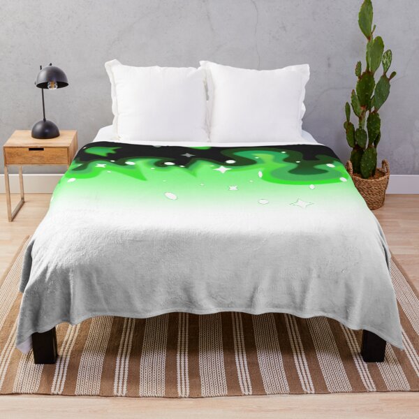 Item preview, Mystical Green Fire and Stars Pattern designed and sold by Carsondood.