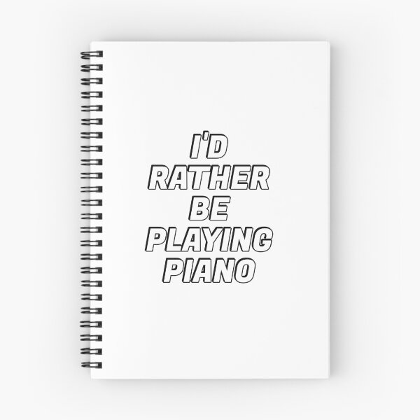 Item preview, Rather be playing piano designed and sold by Inspirationmotivation.