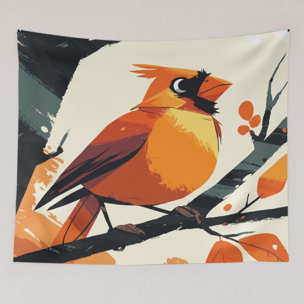 Item preview, Pretty vintage cardinal bird designed and sold by etherElric.