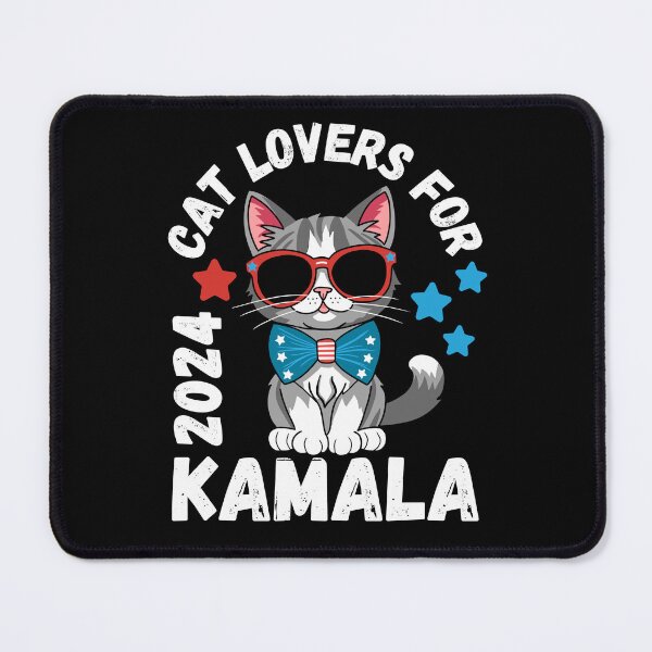 Item preview, Cat lovers for Kamala - election 2024 designed and sold by EvergreenWhimsy.