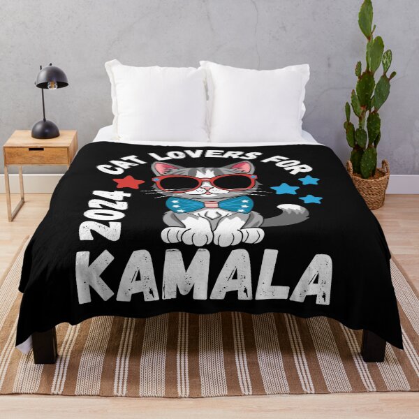 Item preview, Cat lovers for Kamala - election 2024 designed and sold by EvergreenWhimsy.