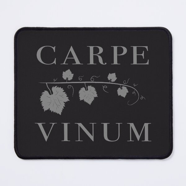 Item preview, Carpe Vinum 'Seize the Wine' Latin Quote Roman Saying black bacground HD HIGH QUALITY ONLINE STORE designed and sold by bard-art.