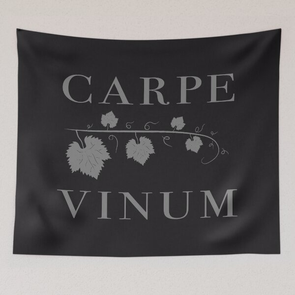 Item preview, Carpe Vinum 'Seize the Wine' Latin Quote Roman Saying black bacground HD HIGH QUALITY ONLINE STORE designed and sold by bard-art.