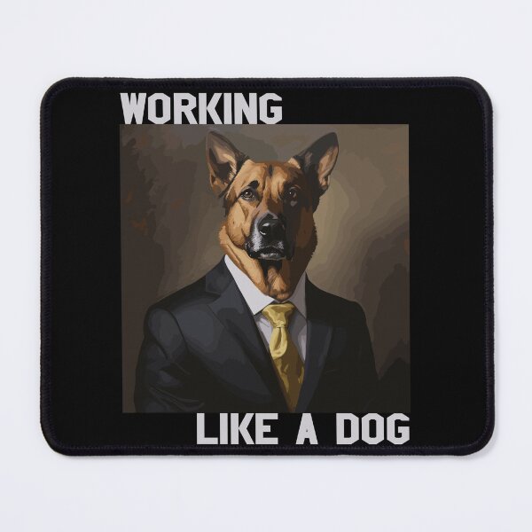 Item preview, Mutt Dog in a Suit and Tie Working Like a Dog designed and sold by Animalistawear.