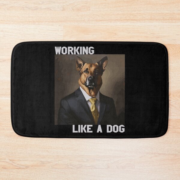 Item preview, Mutt Dog in a Suit and Tie Working Like a Dog designed and sold by Animalistawear.