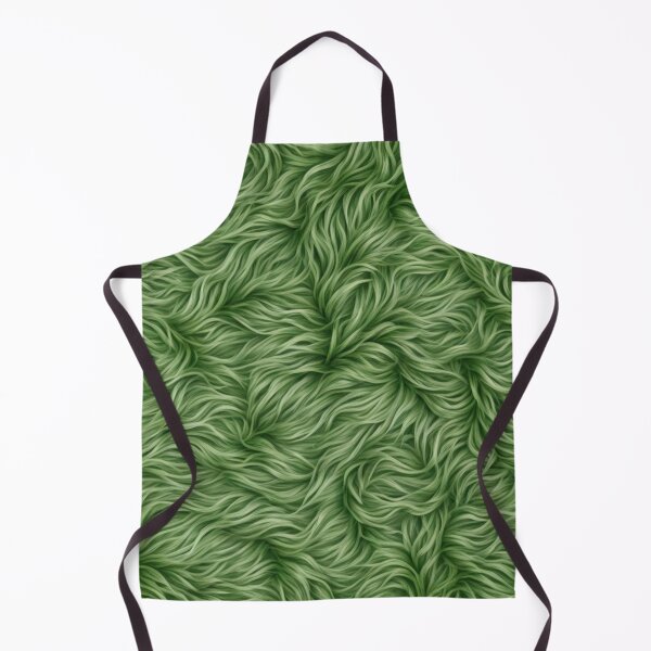 Item preview, Abstract Green Faux Fur Pattern designed and sold by calibrit.