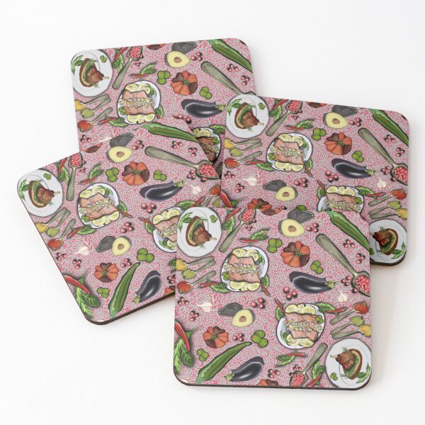 Item preview, Food pattern - dinner spices chilies  designed and sold by goldsmudge.