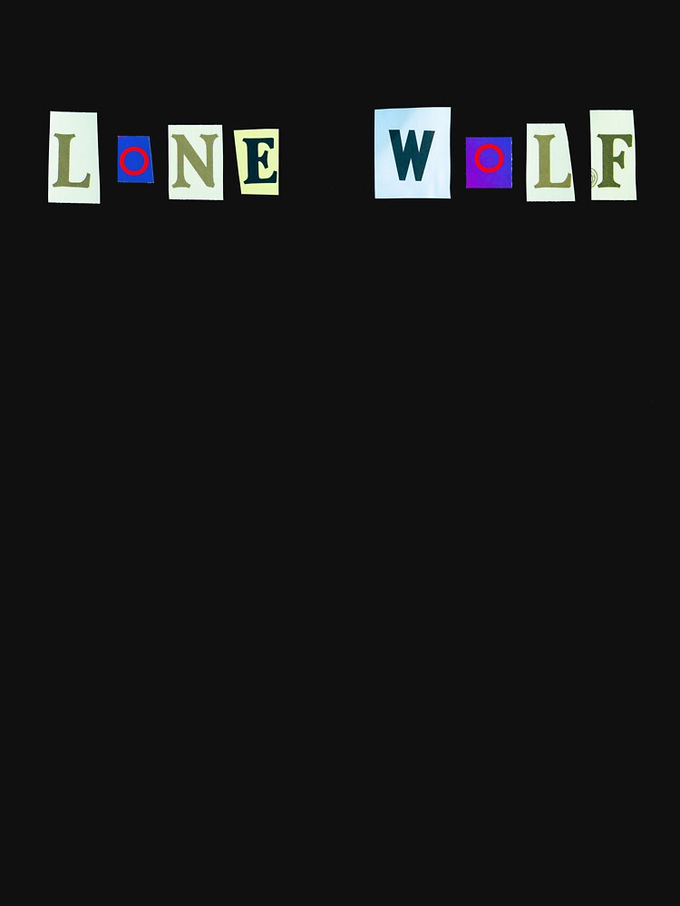 Thumbnail 7 of 7, Classic T-Shirt, Lone Wolf Graphic T-shirt designed and sold by LindasPhotoArt.