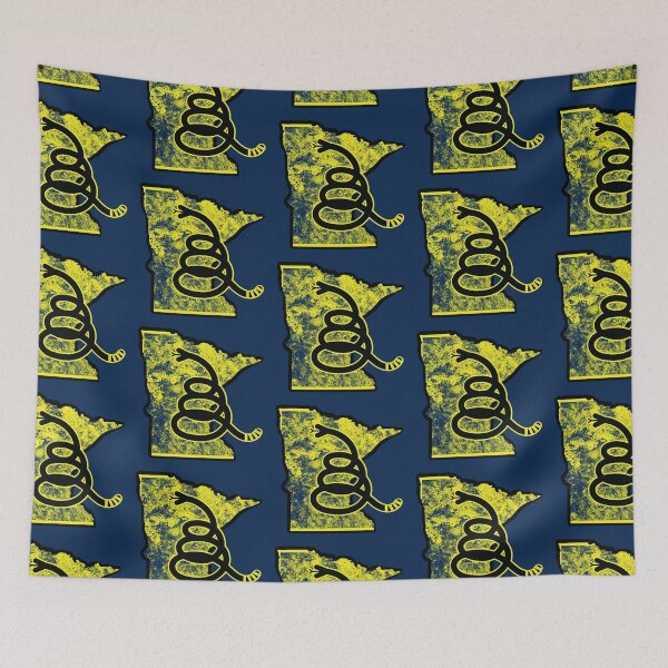 Item preview, MINNESOTA - Don't Tread on Me - Gadsden Snake Flag designed and sold by pelagio.