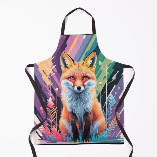 Item preview, Cute Fox. Adorable fox, watercolor fox, fox drawing, floral fox, fox image designed and sold by FoxVibes.