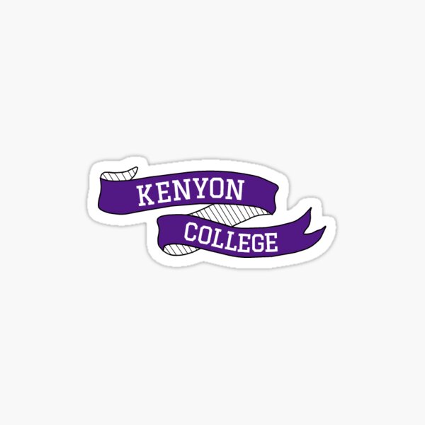 kenyon college sticker Sticker