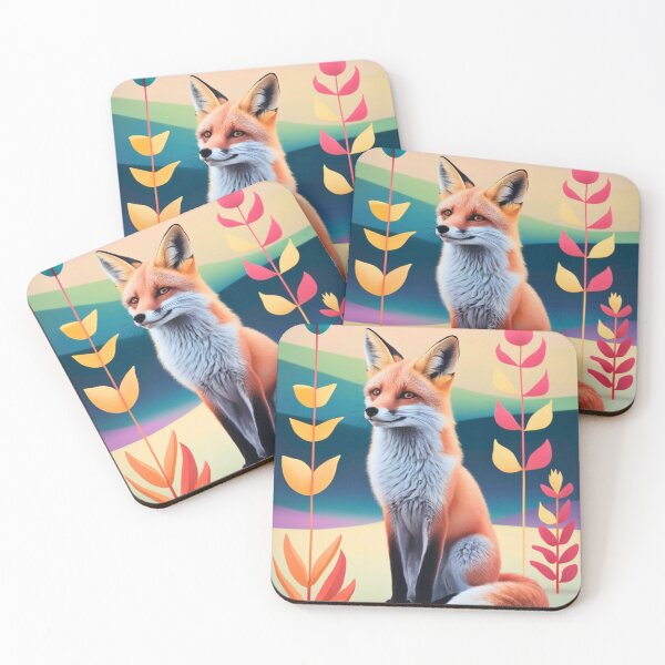Artikelvorschau, Süßer Fuchs. Entzückender Fuchs, Aquarellfuchs, Fuchszeichnung, Blumenfuchs, Fuchsbild entworfen und verkauft von FoxVibes.