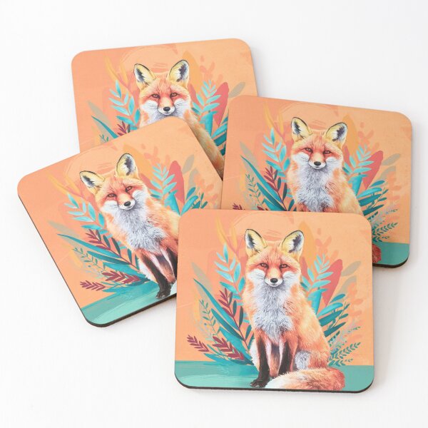 Artikelvorschau, Süßer Fuchs. Entzückender Fuchs, Aquarellfuchs, Fuchszeichnung, Blumenfuchs, Fuchsbild entworfen und verkauft von FoxVibes.