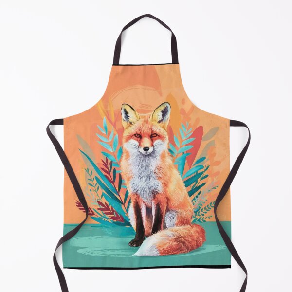 Item preview, Cute Fox. Adorable fox, watercolor fox, fox drawing, floral fox, fox image designed and sold by FoxVibes.