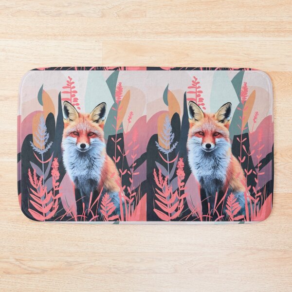 Item preview, Cute Fox. Adorable fox, watercolor fox, fox drawing, floral fox, fox image designed and sold by FoxVibes.