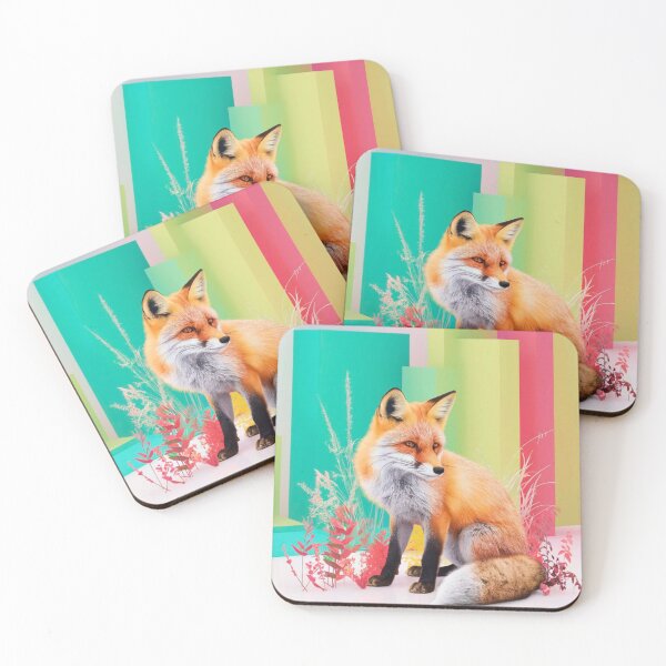 Item preview, Cute Fox. Adorable fox, watercolor fox, fox drawing, floral fox, fox image designed and sold by FoxVibes.