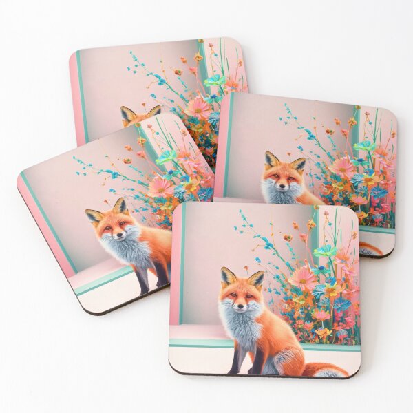 Artikelvorschau, Süßer Fuchs. Entzückender Fuchs, Aquarellfuchs, Fuchszeichnung, Blumenfuchs, Fuchsbild entworfen und verkauft von FoxVibes.