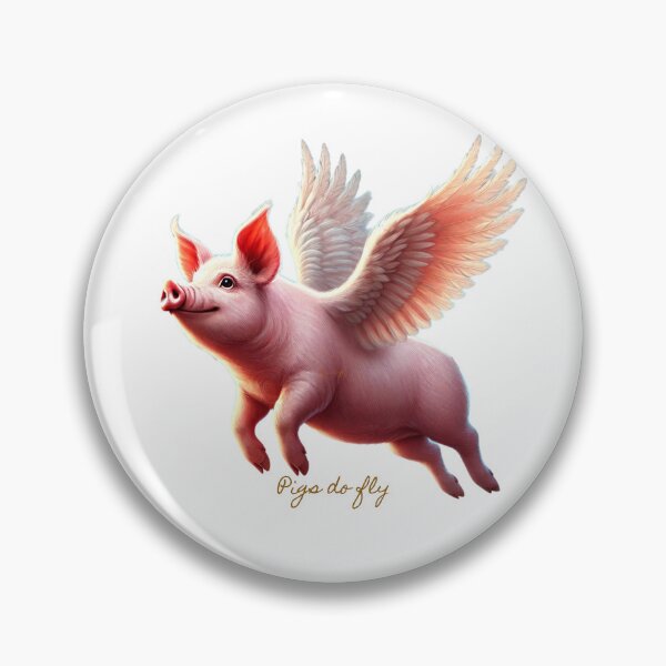 Item preview, Flying Pig designed and sold by GlassPenny.