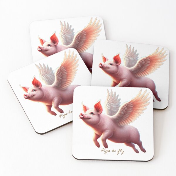Item preview, Flying Pig designed and sold by GlassPenny.