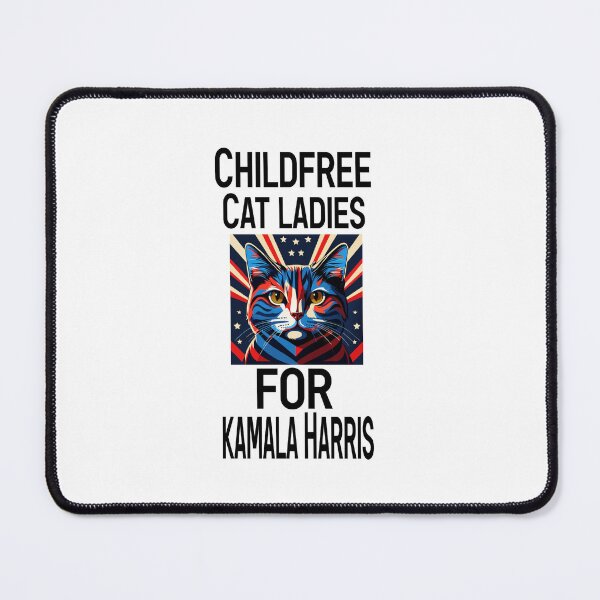 Item preview, Childfree Cat Ladies For Kamala Harris designed and sold by ArtWithHearts11.