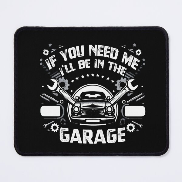 Item preview, If You Need Me I'll Be In The Garage American Flag Mechanics designed and sold by Dressed For Duty.