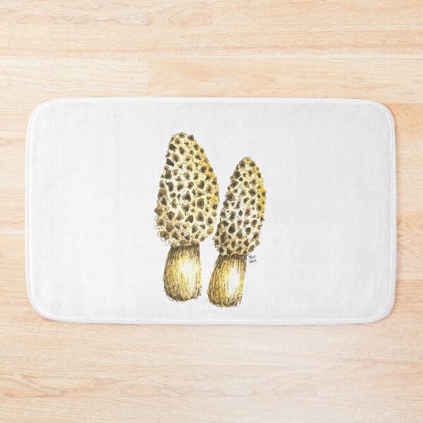 Item preview, Watercolor Common Morel designed and sold by Brandi Wheeler.