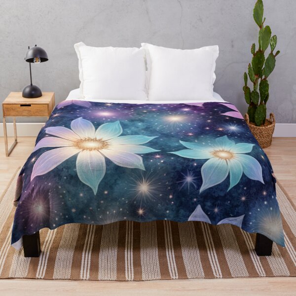 Item preview, Seamless Celestial Flowers - Outer Space designed and sold by JoeZigns81.