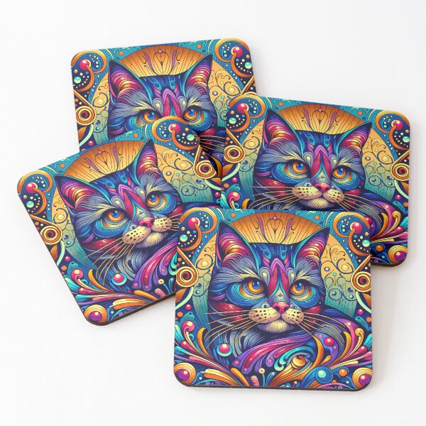 Item preview, Psychedelic Cat designed and sold by Travelcases.