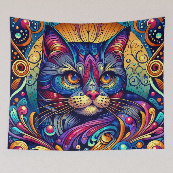 Item preview, Psychedelic Cat designed and sold by Travelcases.