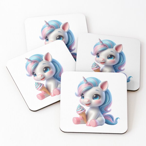 Item preview, cute unicorn with icecream designed and sold by tatipantazis.