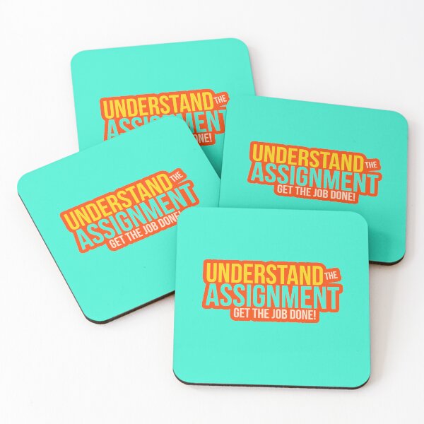 Item preview, UNDERSTAND THE ASSIGNMENT designed and sold by alegnacreates.
