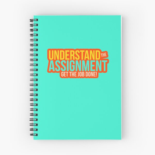 Item preview, UNDERSTAND THE ASSIGNMENT designed and sold by alegnacreates.