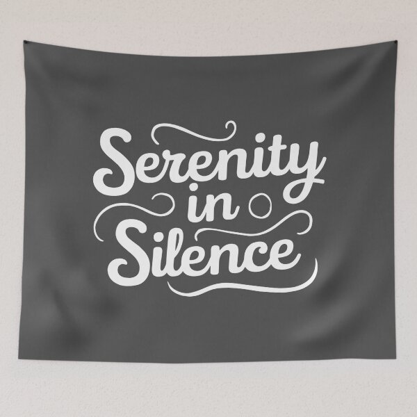 Item preview, Serenity in silence designed and sold by tinytwist.