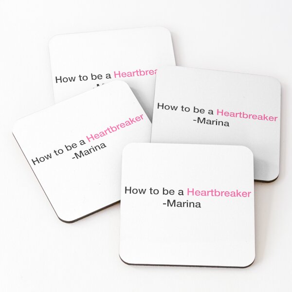 Item preview, How to be a heartbreaker - Marina designed and sold by MyMooMoos.