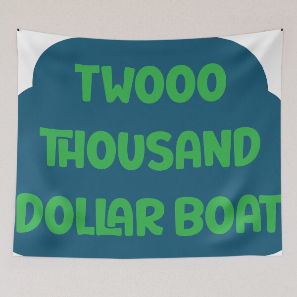 Aperçu de l'œuvre bateau à deux mille dollars créée et vendue par camelotkingdom.