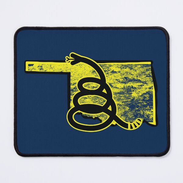 Item preview, OKLAHOMA - Don't Tread on Me - Gadsden Snake Flag designed and sold by pelagio.