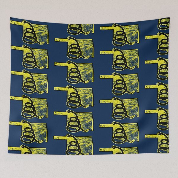 Item preview, OKLAHOMA - Don't Tread on Me - Gadsden Snake Flag  designed and sold by pelagio.