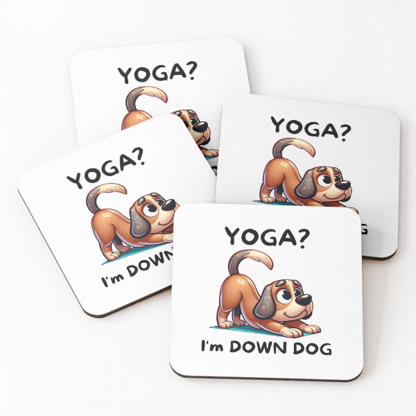 Item preview, Downward Facing Dog Funny designed and sold by DivineMovement.
