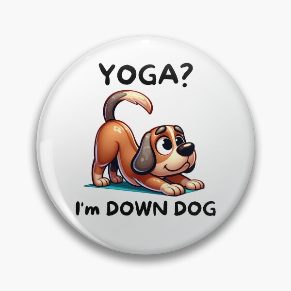 Item preview, Downward Facing Dog Funny designed and sold by DivineMovement.