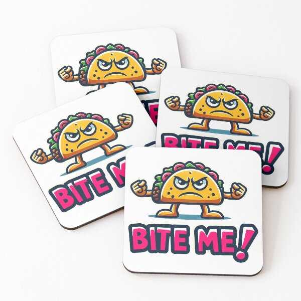 Item preview, Taco Attitude Bite Me designed and sold by TeddVentures.