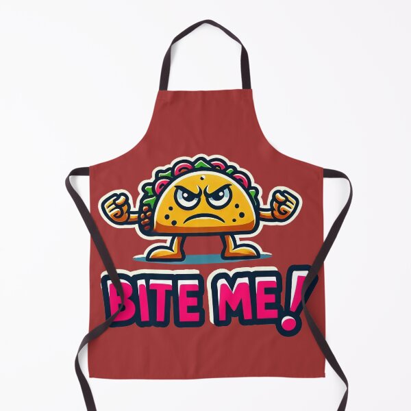 Item preview, Taco Attitude Bite Me designed and sold by TeddVentures.