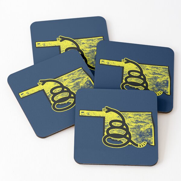 Item preview, OKLAHOMA - Don't Tread on Me - Gadsden Snake Flag  designed and sold by pelagio.