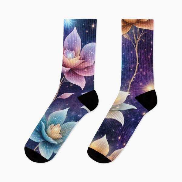Item preview, Seamless Celestial Flowers - Outer Space designed and sold by JoeZigns81.