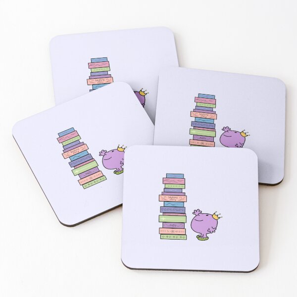 Item preview, Little miss book hoarder with the bookstack designed and sold by Neadoodles.