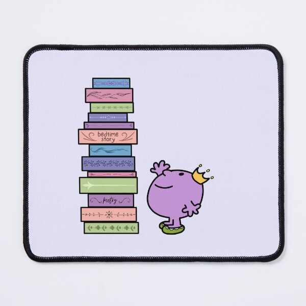 Item preview, Little miss book hoarder with the bookstack designed and sold by Neadoodles.