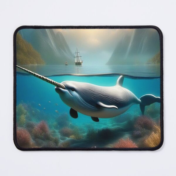 Item preview, Narwhal, ocean scene designed and sold by TeachersCubby.