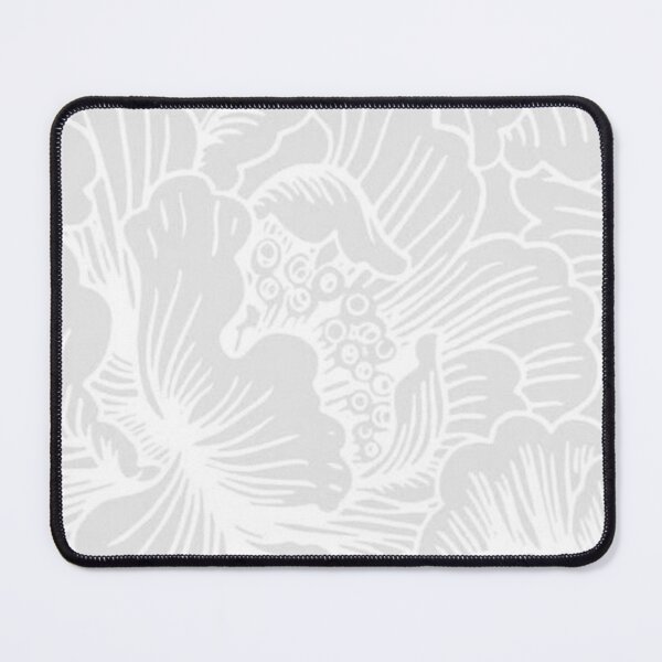 Item preview, gray floral print  designed and sold by avescreationss.