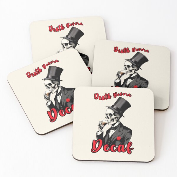 Item preview, DEATH BEFORE DECAF designed and sold by La Loca.
